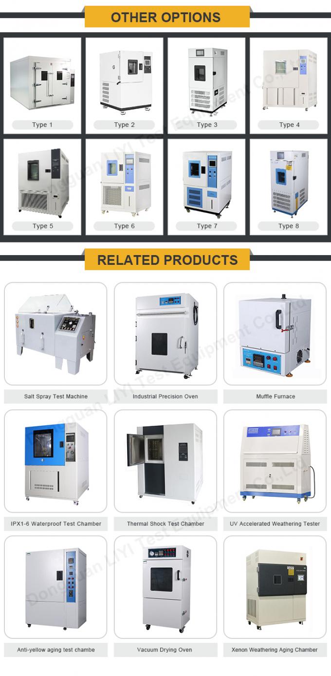 Camera di temperatura di LIYI JIS C60068 150L Benchtop, camera di umidit&agrave; di temperatura di LIYI 2