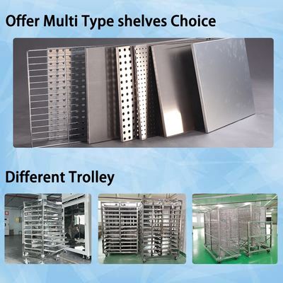 Forno di asciugatura ad alta temperatura personalizzato 200-500C SUS304 Riscaldamento elettrico